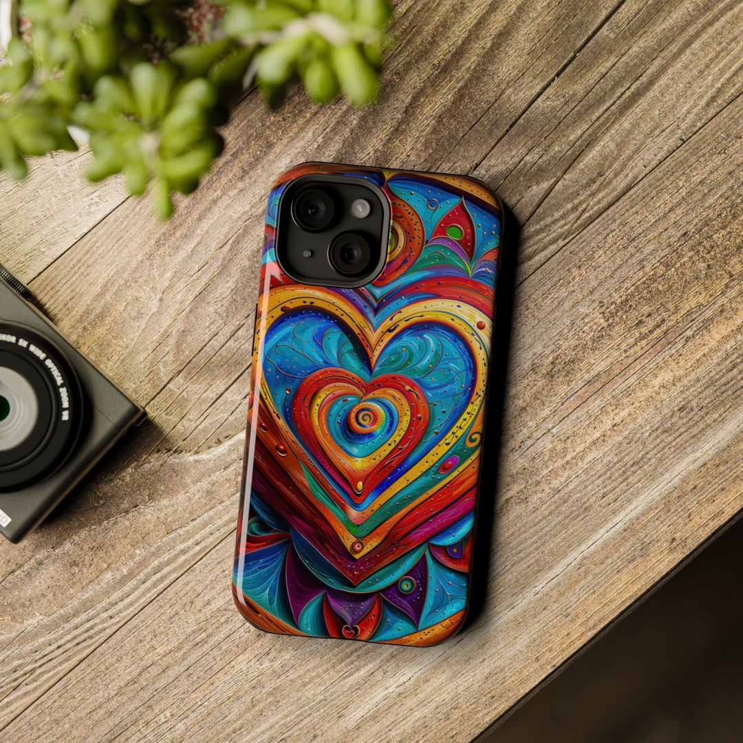 Vibrant Love Spiral - MagSafe Tough Case