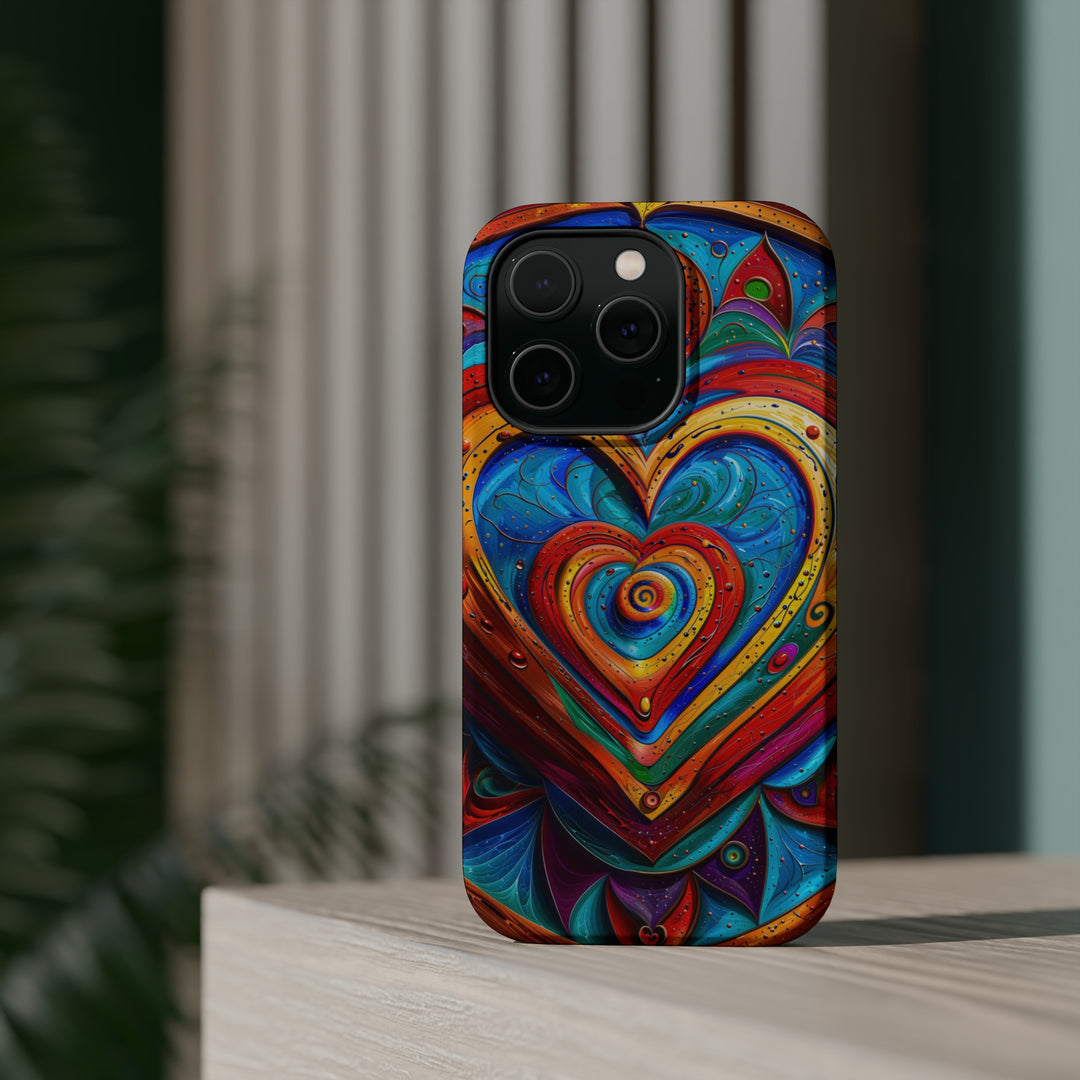 Vibrant Love Spiral - MagSafe Tough Case