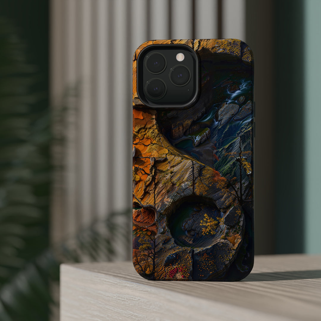 Autumn Geometric Contrast - MagSafe Tough Case