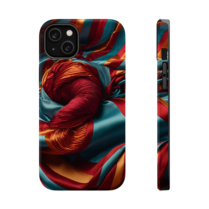 Vivid Silk Swirls - MagSafe Tough Case