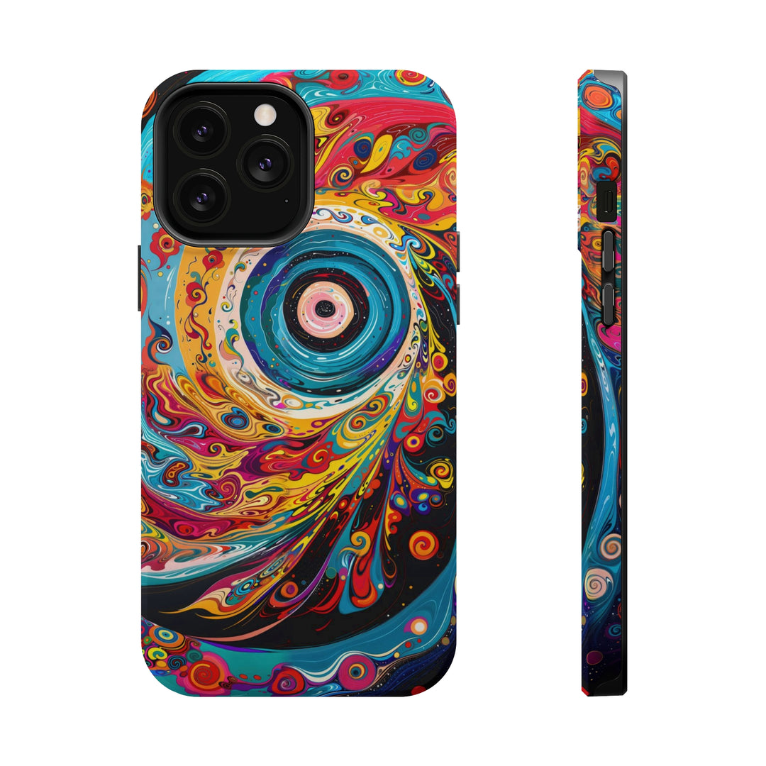 Vibrant Cosmic Swirl - MagSafe Tough Case