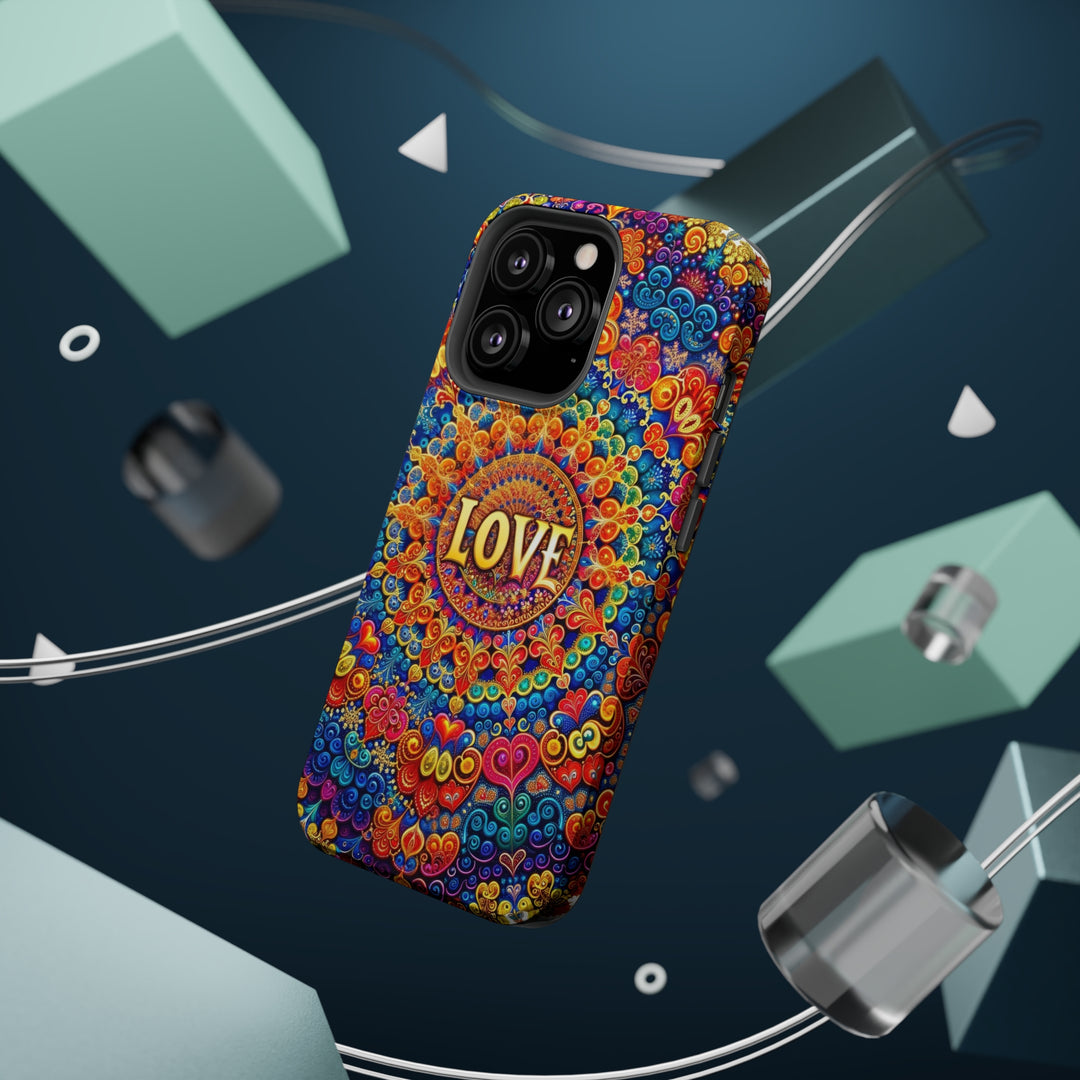 Vibrant Love Mandala - MagSafe Tough Case