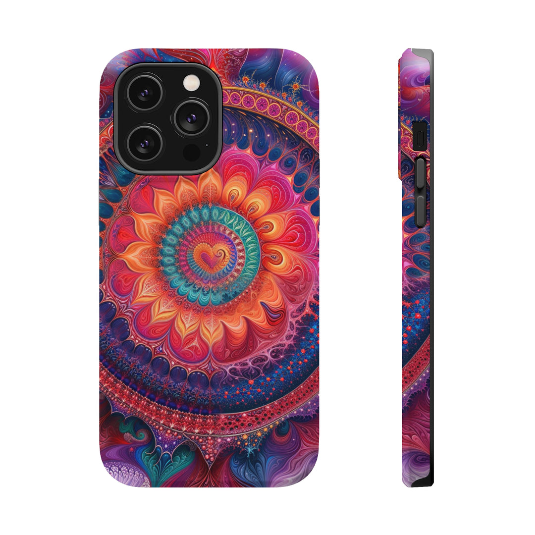 Vibrant Spiral Mandala - MagSafe Tough Case