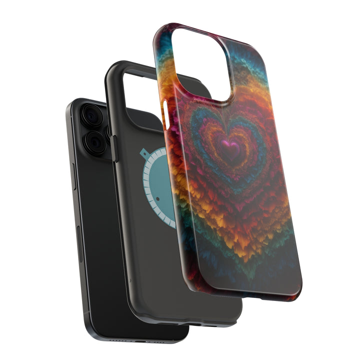 Vibrant Heart Layers - MagSafe Tough Case