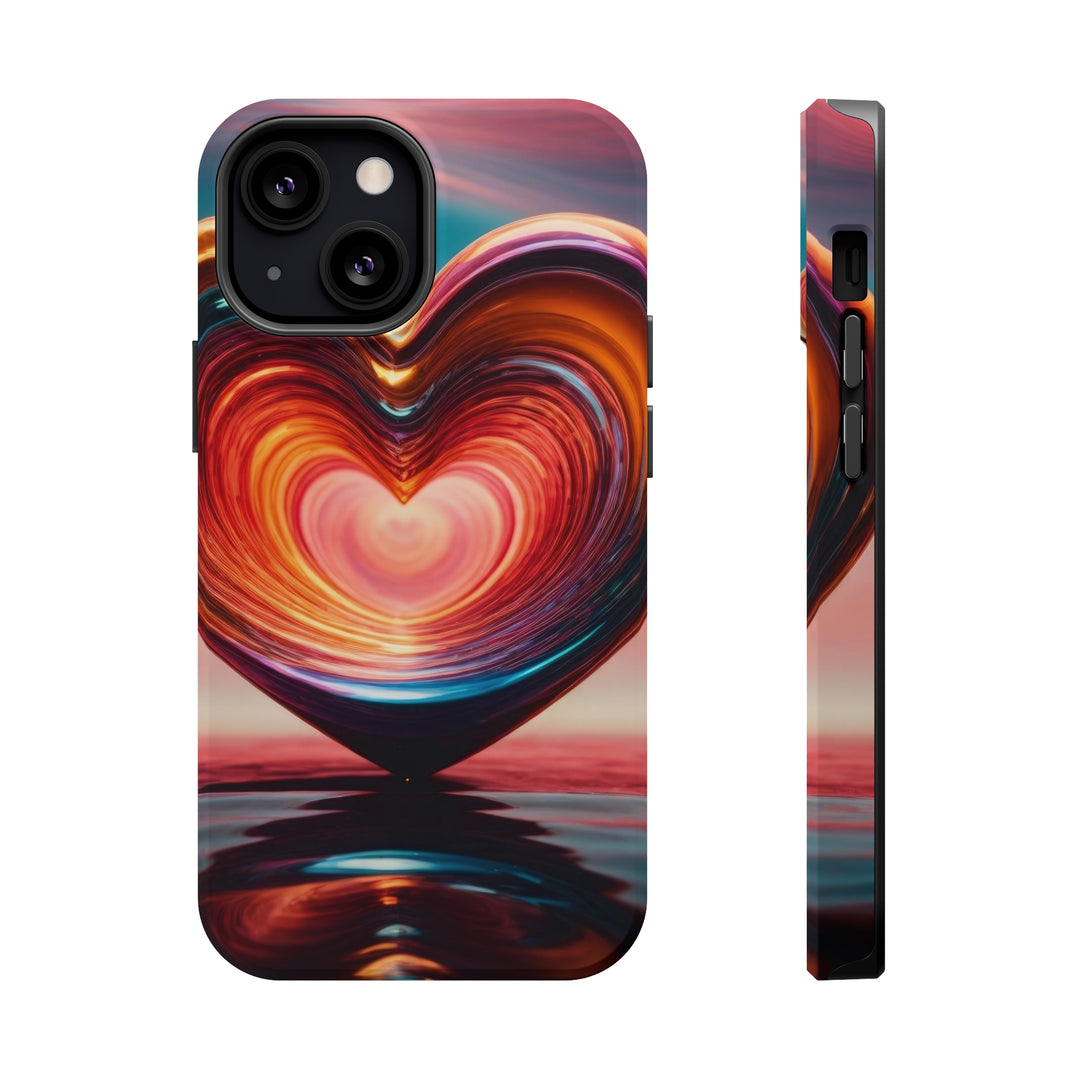 Vibrant Swirling Heart - MagSafe Tough Case