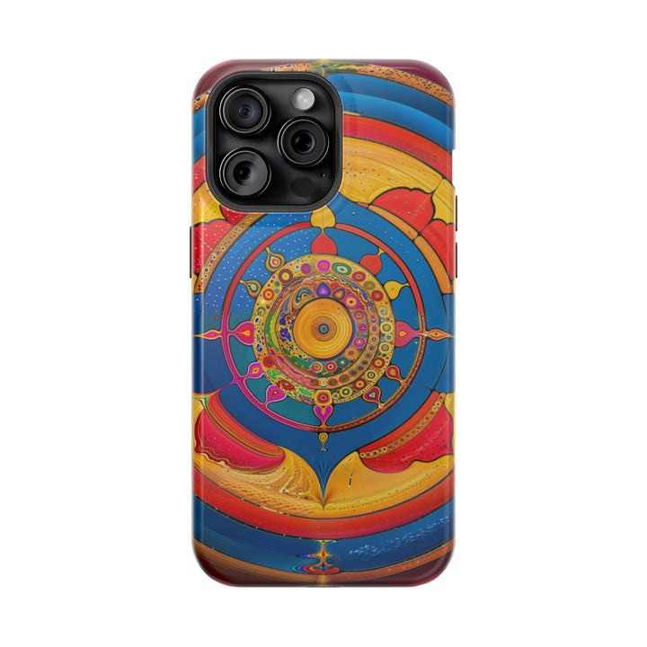 Vibrant Cosmic Spiral - MagSafe Tough Case