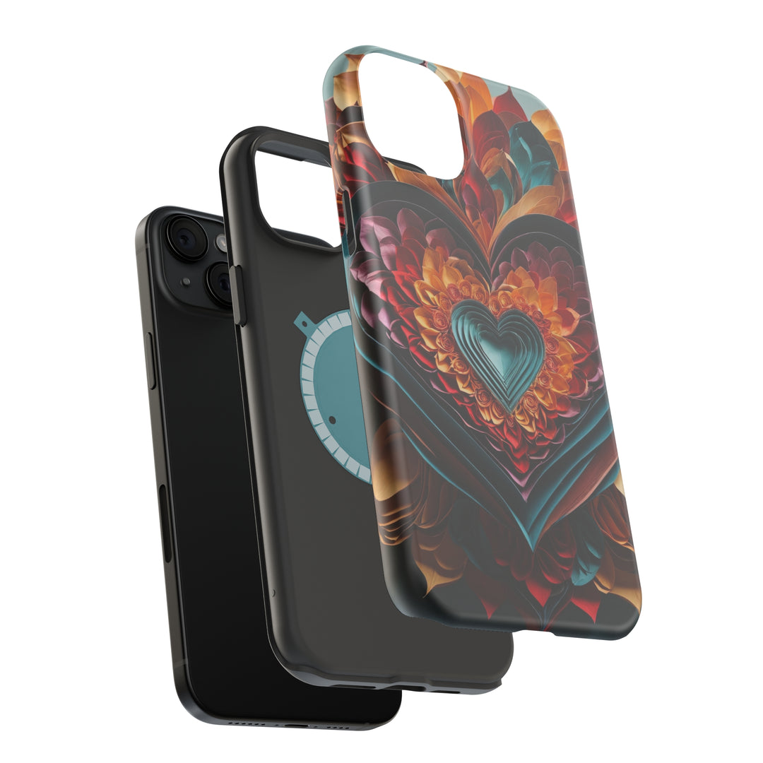 Multilayered Floral Heart - MagSafe Tough Case