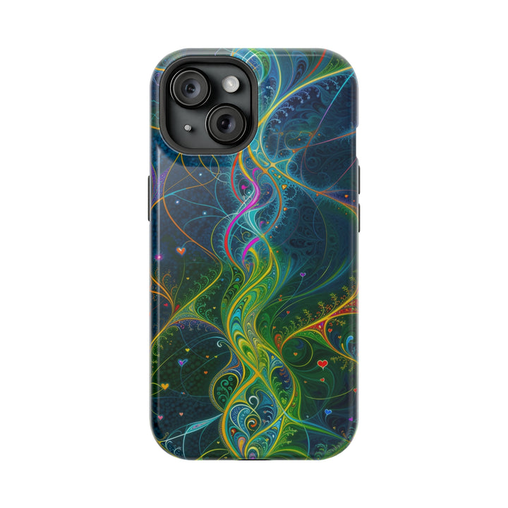 Vibrant Ethereal Swirls - MagSafe Tough Case