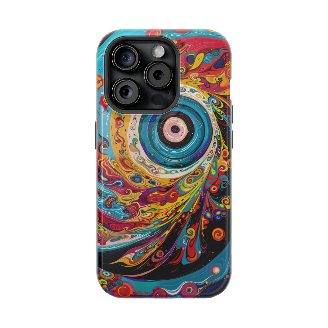 Vibrant Cosmic Swirl - MagSafe Tough Case