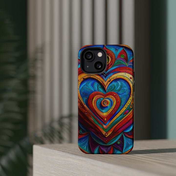 Vibrant Love Spiral - MagSafe Tough Case