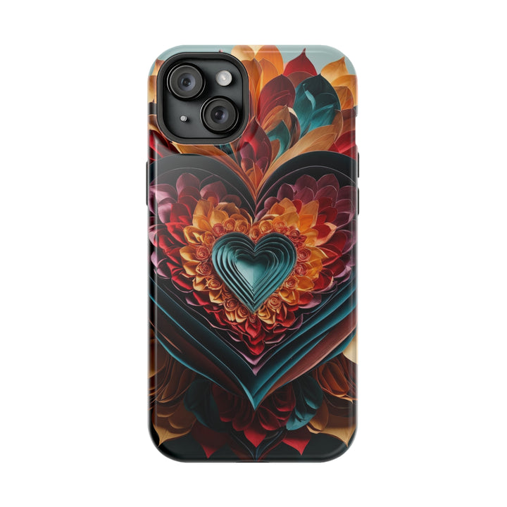 Multilayered Floral Heart - MagSafe Tough Case