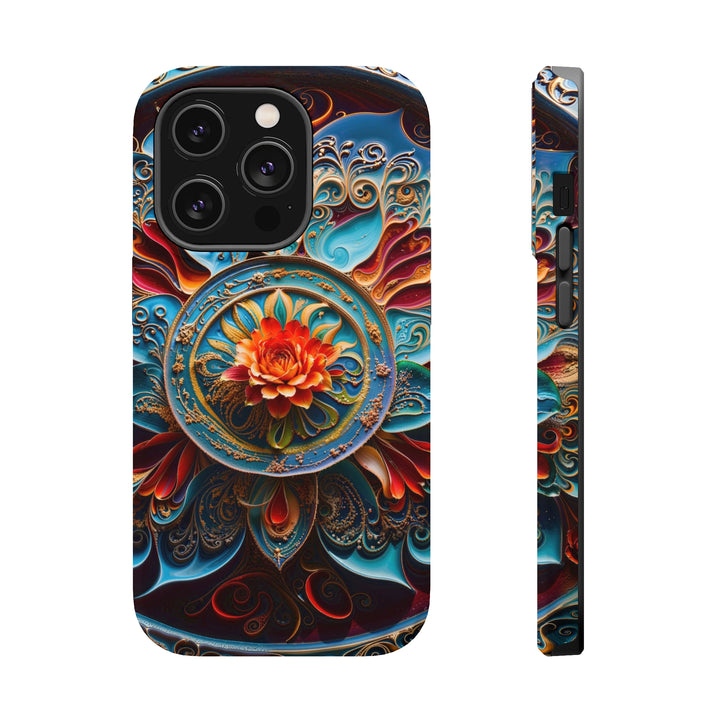 Intricate Floral Mandala - MagSafe Tough Case