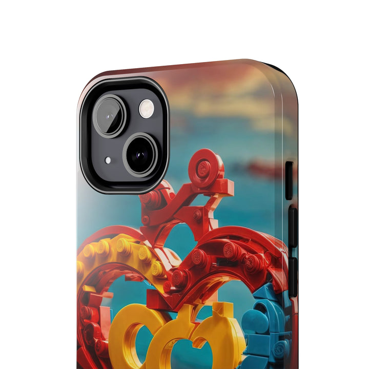 Lego Heart Sunset - Tough Phone Case