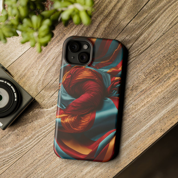 Vivid Silk Swirls - MagSafe Tough Case