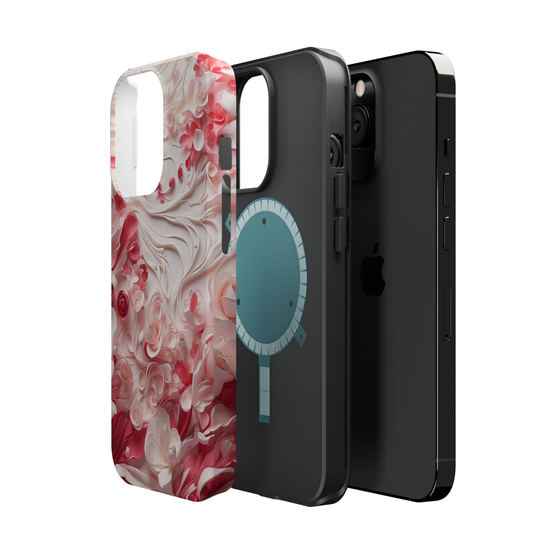 Floral Swirls Abstraction - MagSafe Tough Case