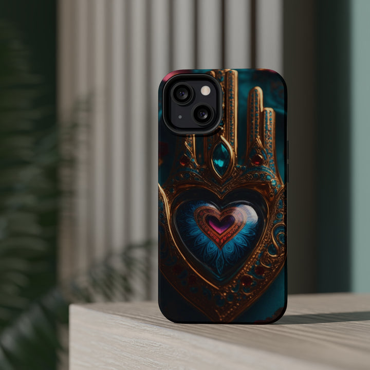 Mystical Heart Hamsa - MagSafe Tough Case