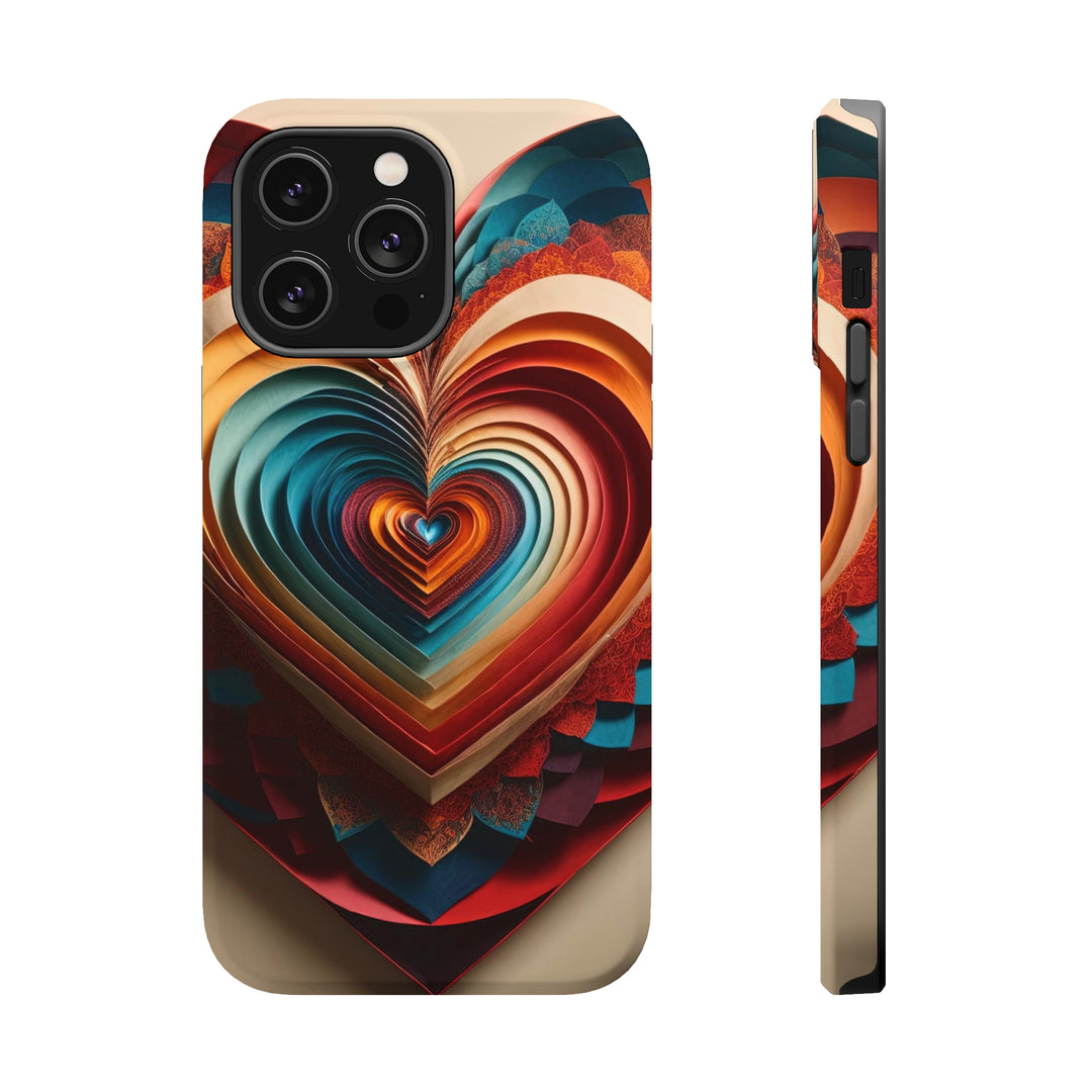 Vibrant Paper Heart - MagSafe Tough Case