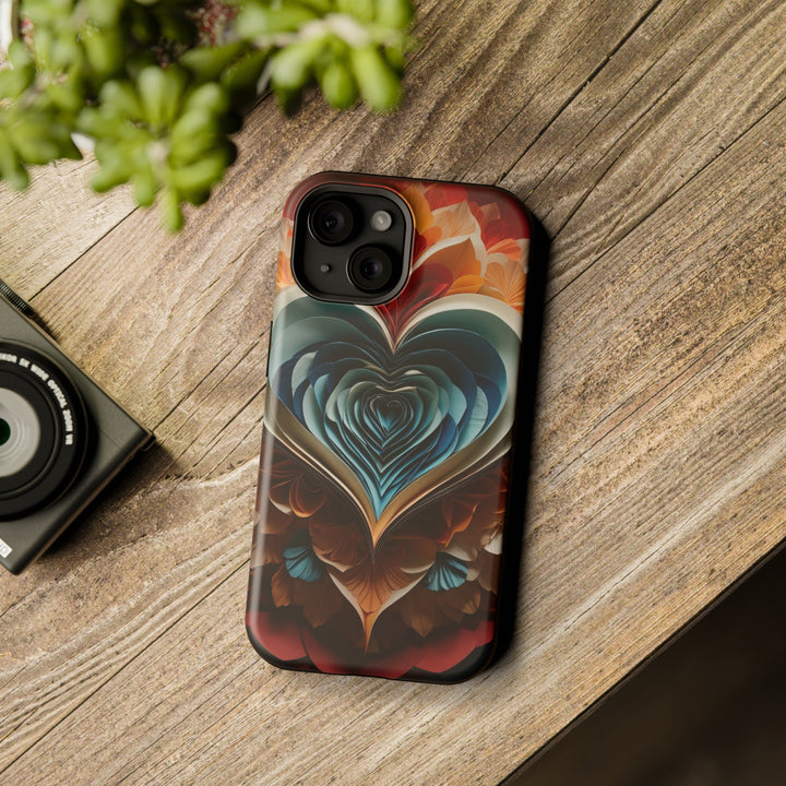 Blooming Heart Layers - MagSafe Tough Case