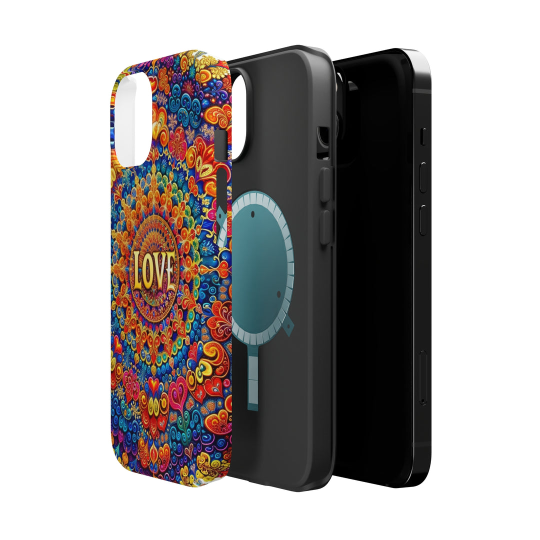 Vibrant Love Mandala - MagSafe Tough Case