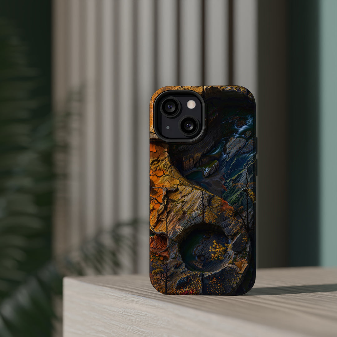 Autumn Geometric Contrast - MagSafe Tough Case