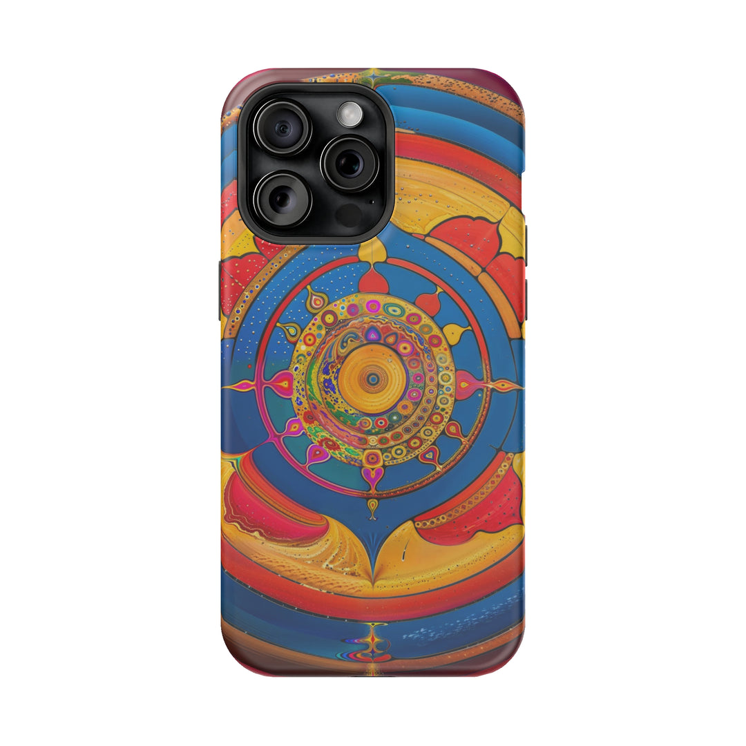 Vibrant Cosmic Spiral - MagSafe Tough Case