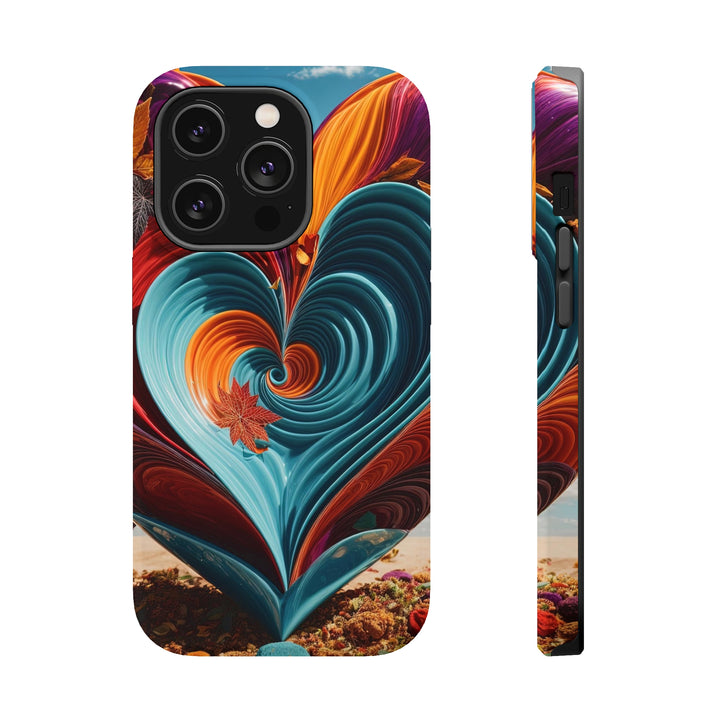 Vibrant Heart Spiral - MagSafe Tough Case