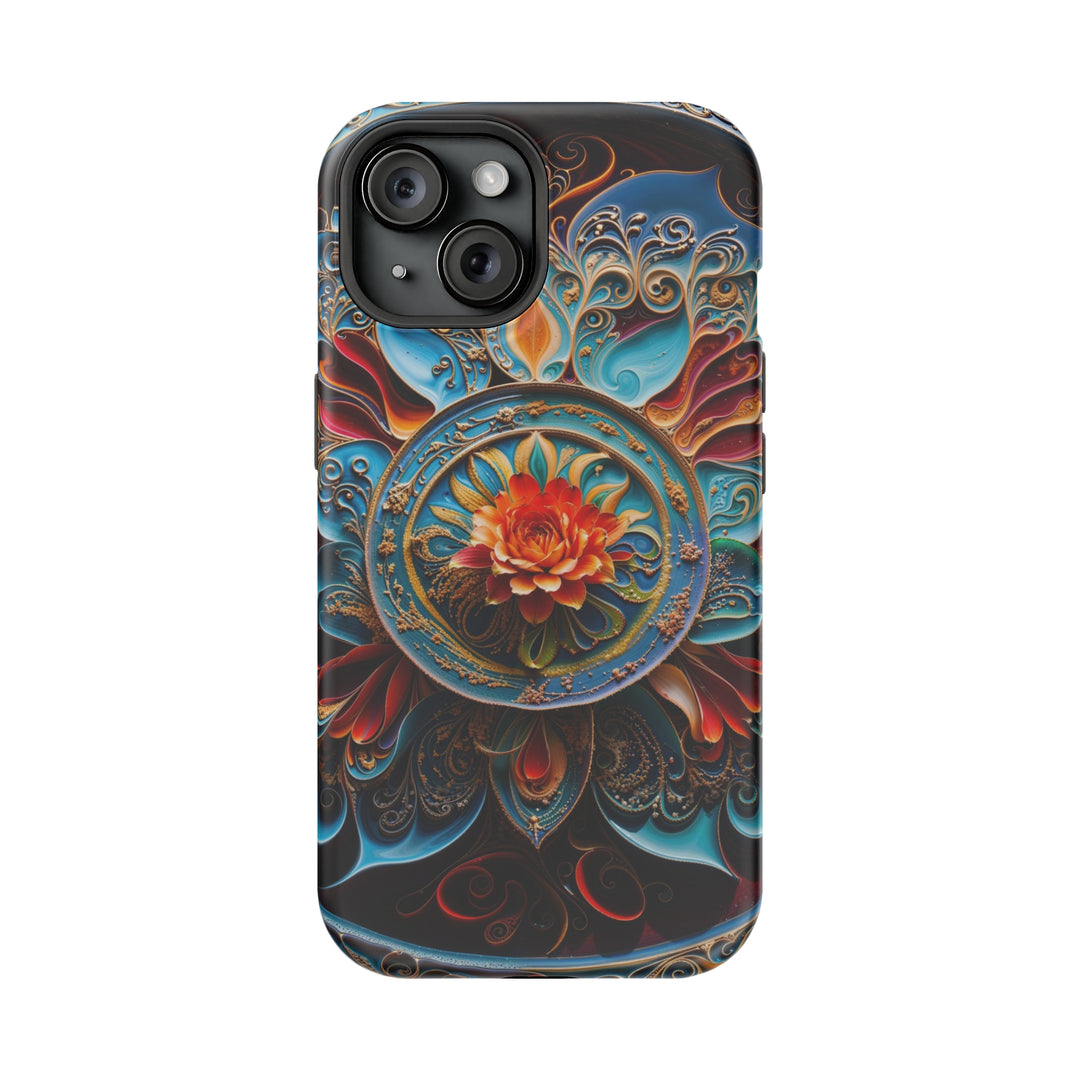 Intricate Floral Mandala - MagSafe Tough Case