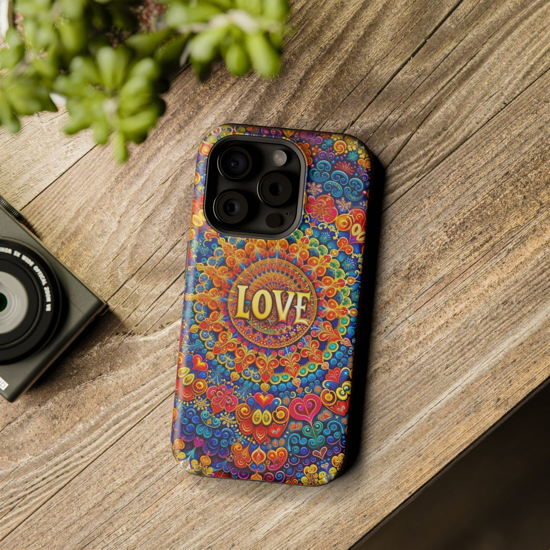 Vibrant Love Mandala - MagSafe Tough Case