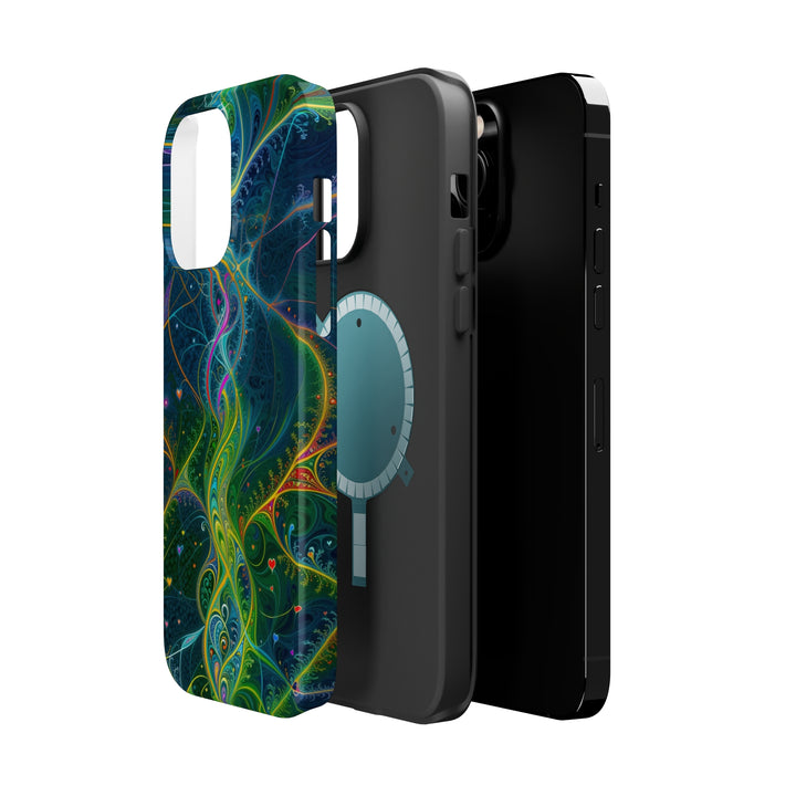 Vibrant Ethereal Swirls - MagSafe Tough Case