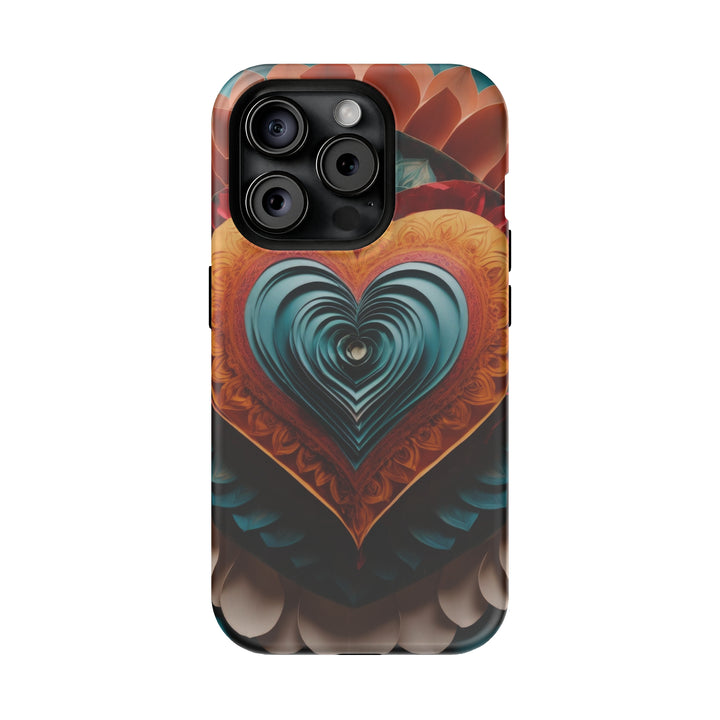 Layered Heart Artwork - MagSafe Tough Case