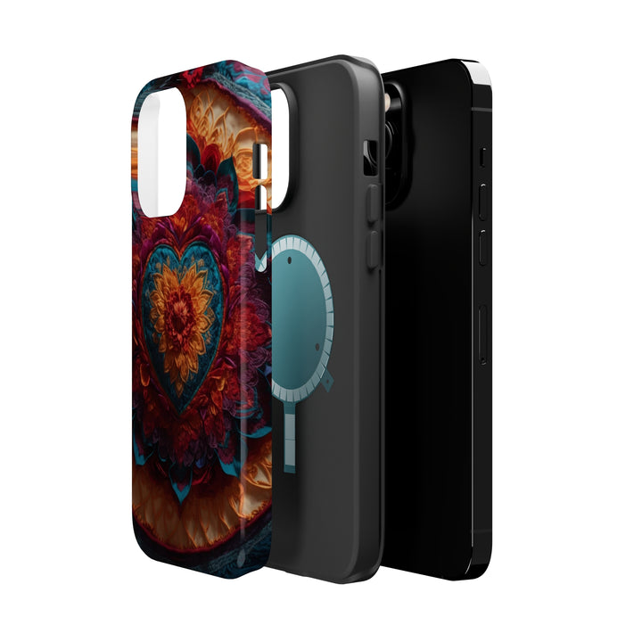 Radiant Floral Mandala - MagSafe Tough Case