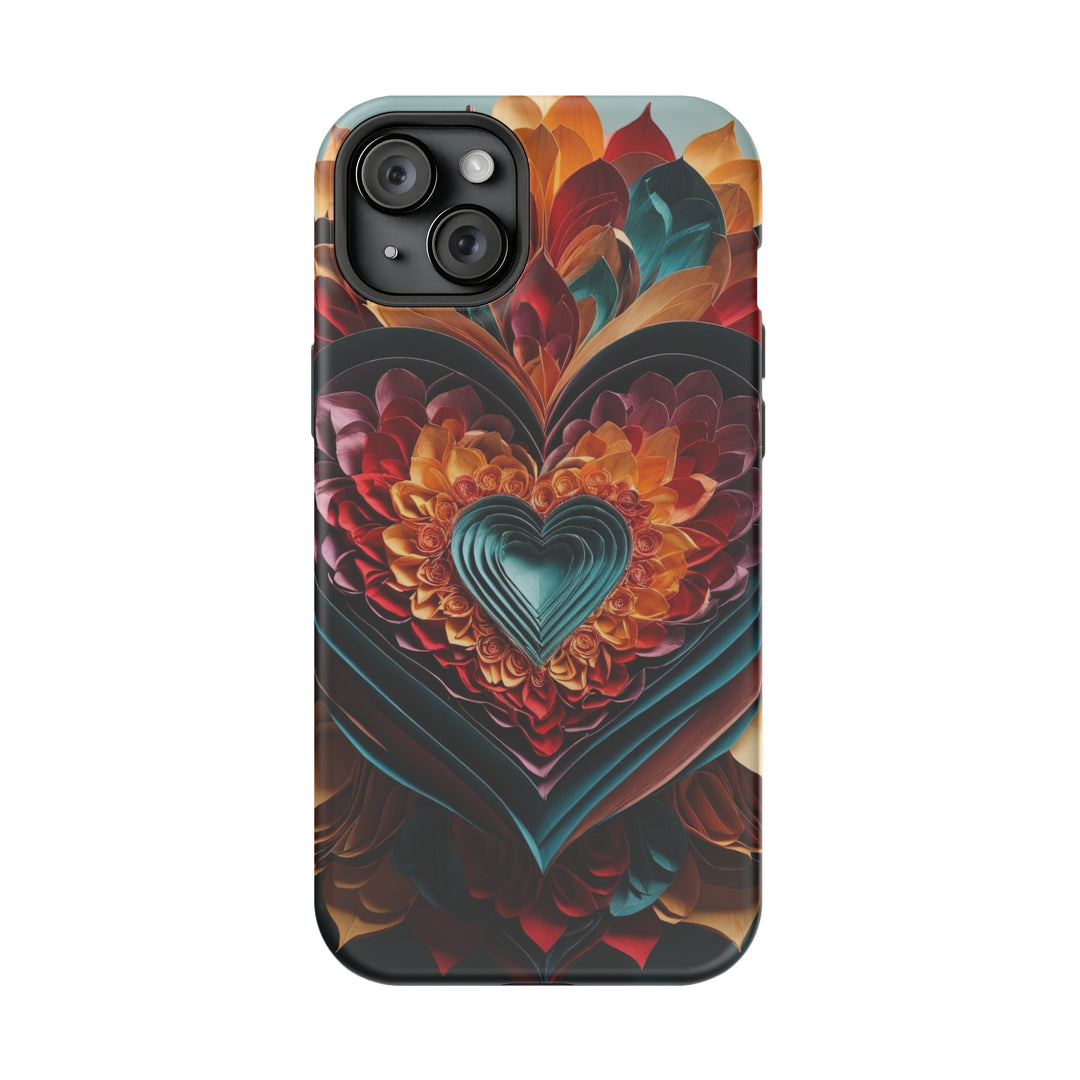 Multilayered Floral Heart - MagSafe Tough Case