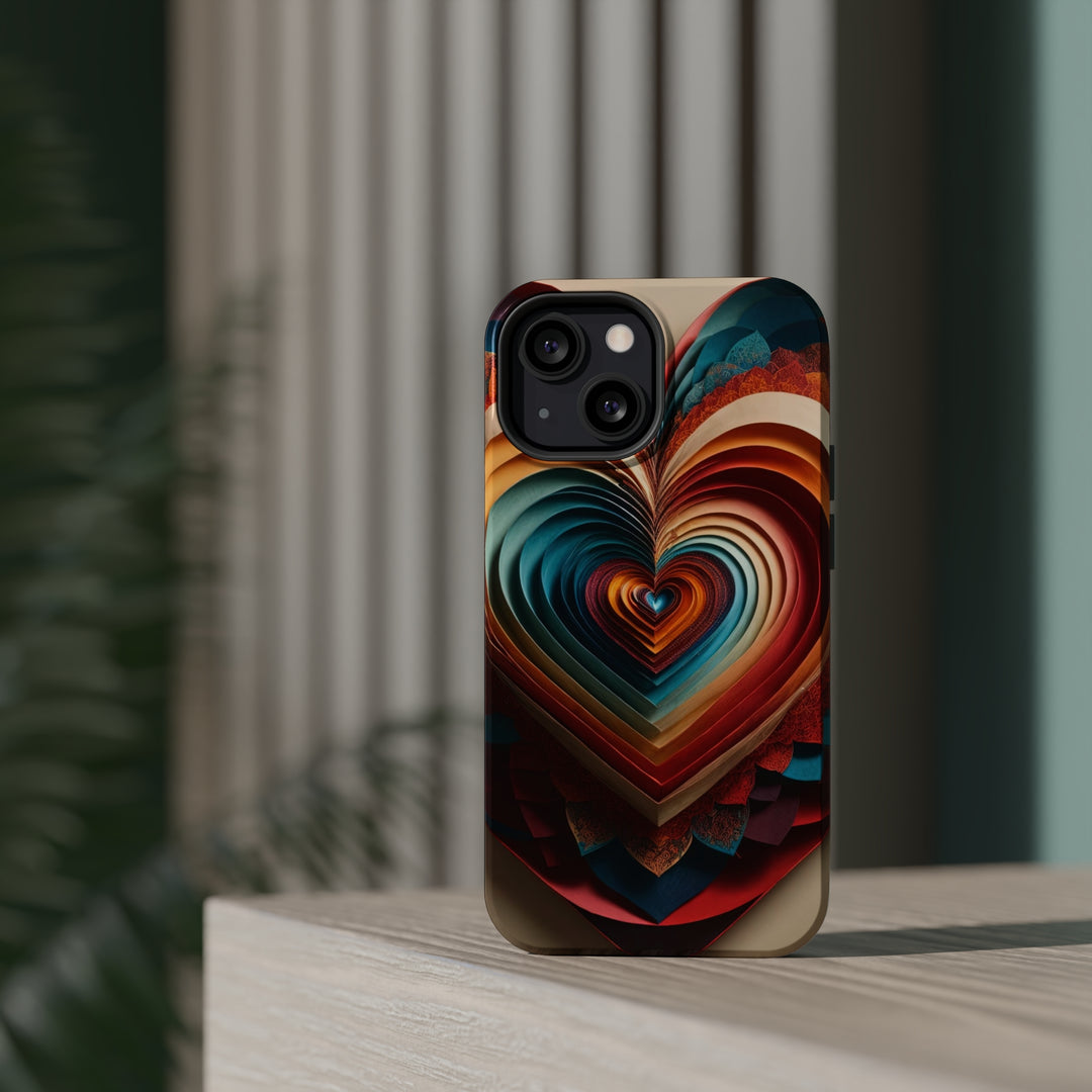 Vibrant Paper Heart - MagSafe Tough Case