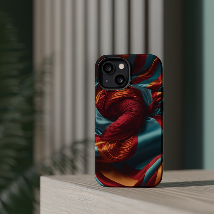 Vivid Silk Swirls - MagSafe Tough Case