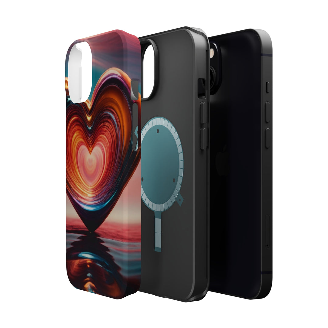 Vibrant Swirling Heart - MagSafe Tough Case