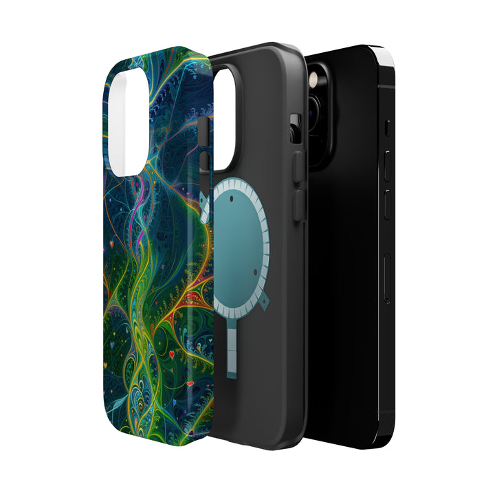 Vibrant Ethereal Swirls - MagSafe Tough Case