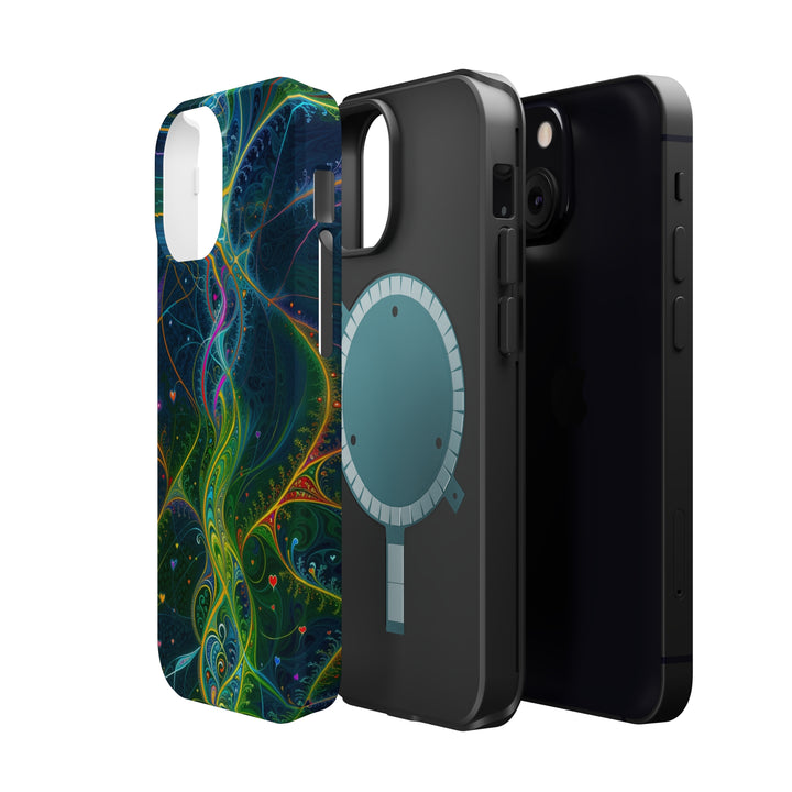 Vibrant Ethereal Swirls - MagSafe Tough Case