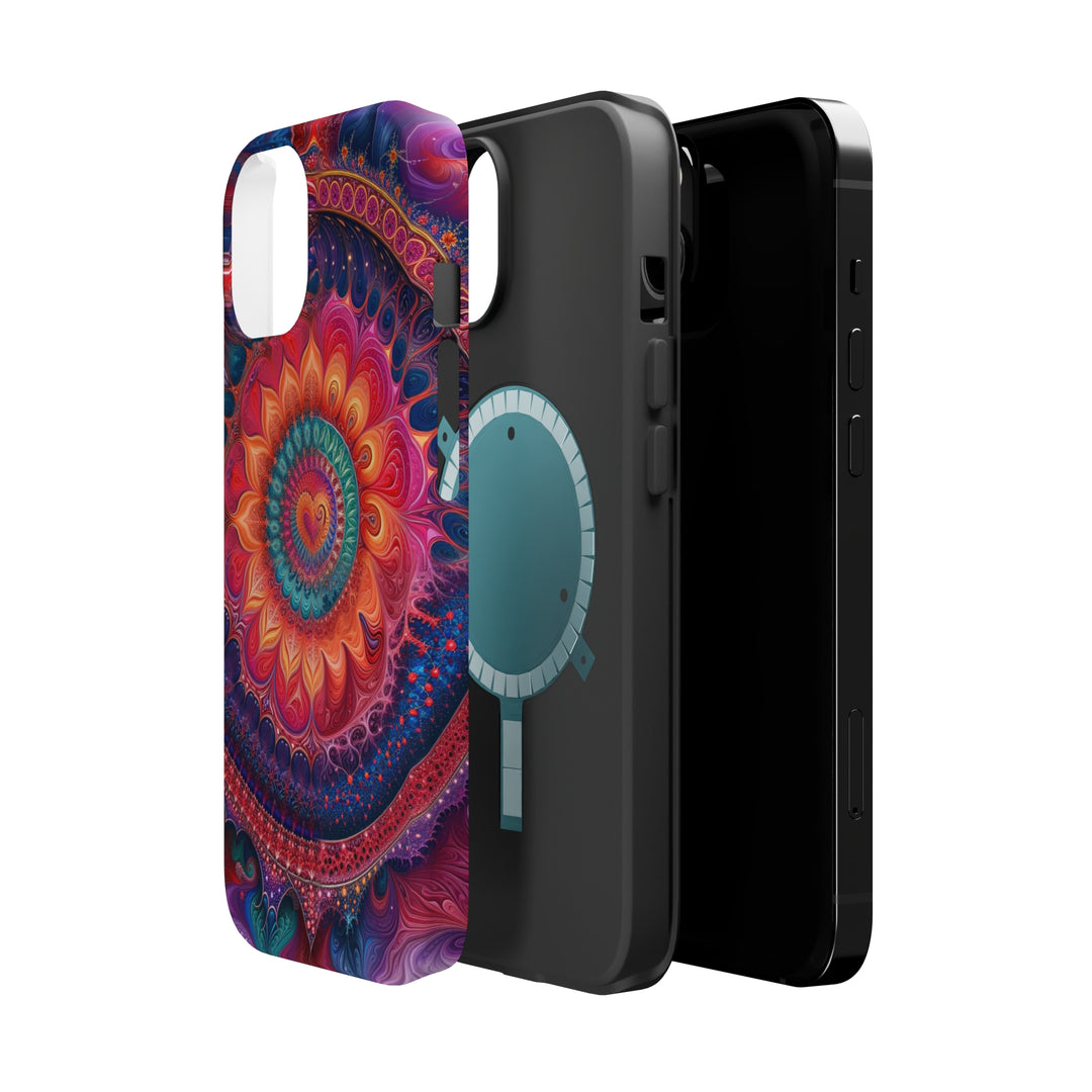 Vibrant Spiral Mandala - MagSafe Tough Case