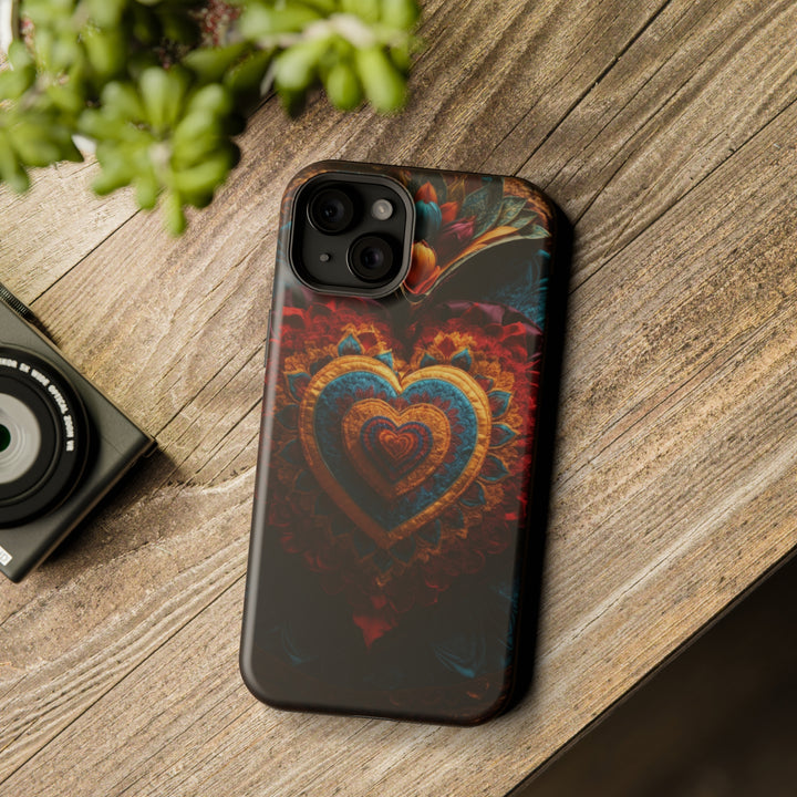 Floral Heart Tapestry - MagSafe Tough Case