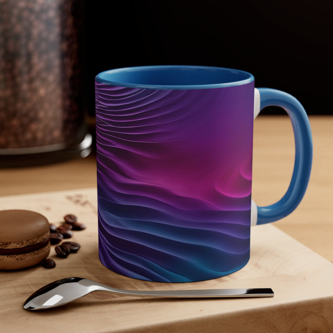 Vibrant Fluid Dynamics - Accent Coffee Mug