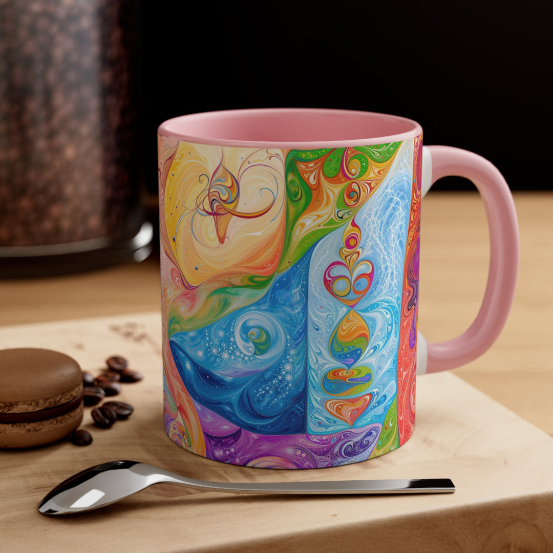 Vibrant Swirl Fantasy - Accent Coffee Mug