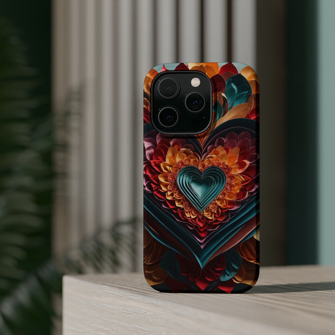 Multilayered Floral Heart - MagSafe Tough Case