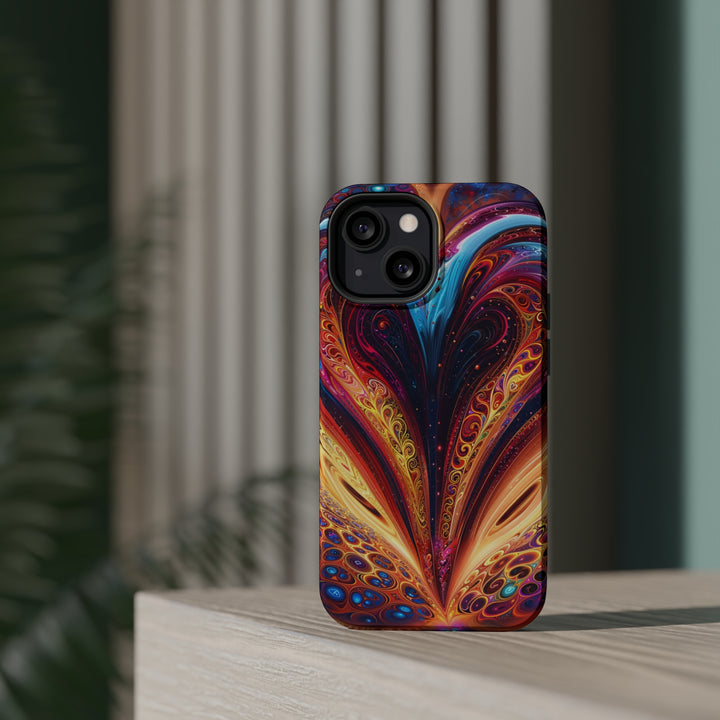 Cosmic Vibrant Swirls - MagSafe Tough Case