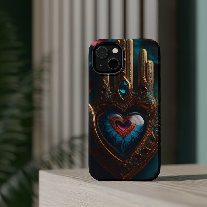 Mystical Heart Hamsa - MagSafe Tough Case