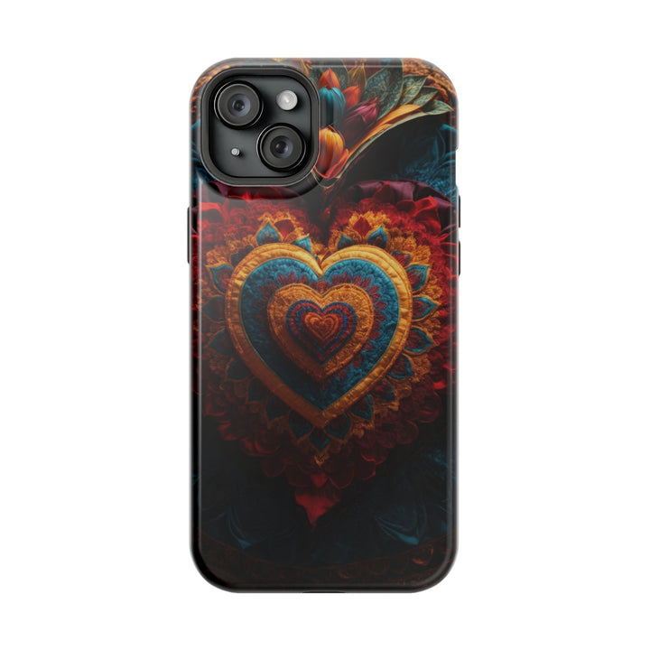 Floral Heart Tapestry - MagSafe Tough Case