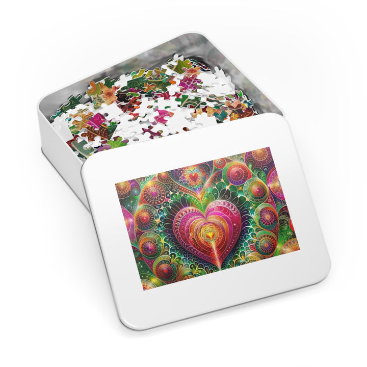Kaleidoscopic Heart Symphony - Jigsaw Puzzle (100, 252, 500, 1000 pieces)