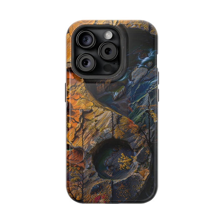 Autumn Geometric Contrast - MagSafe Tough Case