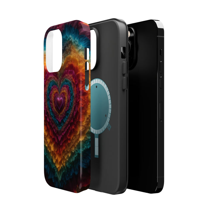 Vibrant Heart Layers - MagSafe Tough Case