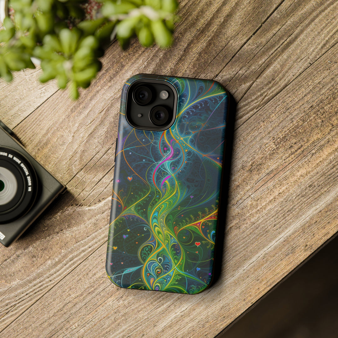 Vibrant Ethereal Swirls - MagSafe Tough Case