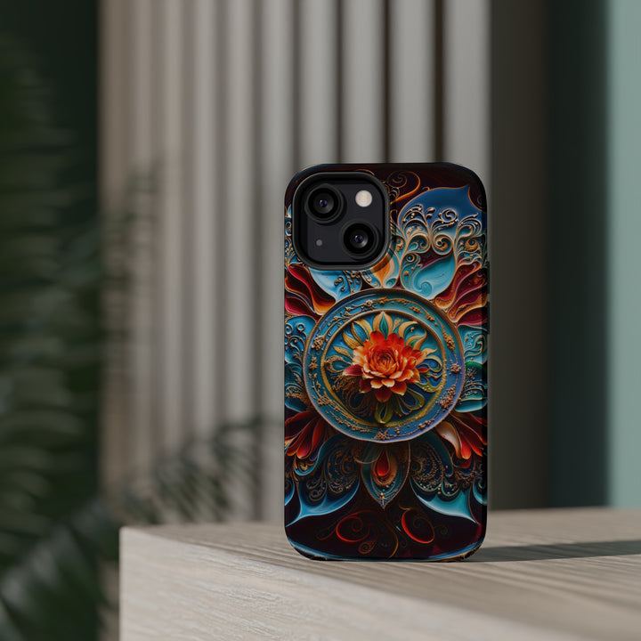Intricate Floral Mandala - MagSafe Tough Case